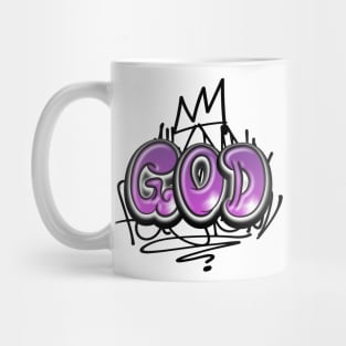 God Christian Quote Graffiti T-Shirt Mug